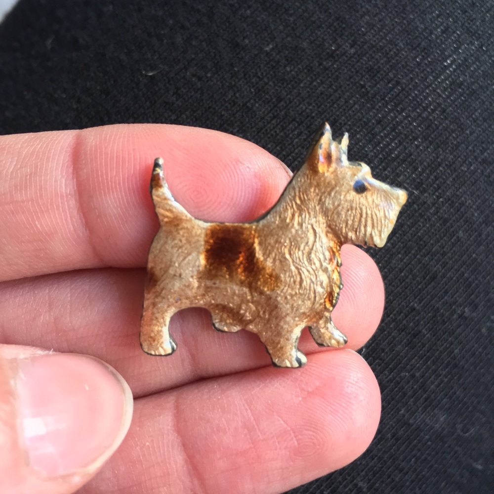 scottish terrier soft enamel pin